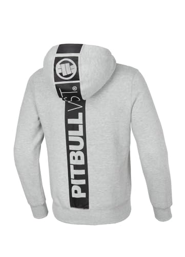 Pitbull Herren Kapuzenpullover mit Reißverschluss Hoodie Zip Baumwolle Pit Bull West Coast Hilltop 23 3XL von Pitbull