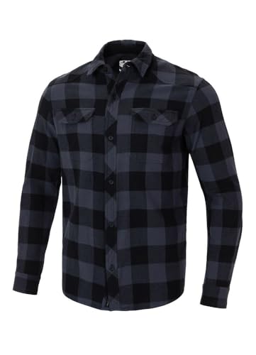 Pitbull Herren Karo-Flanellhemd Baumwollhemd von Pit Bull West Coast Mitchell Männer Flanellhemd Baumwolle Longsleeve Brusttasche Hemd mit Kragen XXL Pitbull Herren Karo-Flanellhemd Baumwollhemd von Pit Bull West Coast Mitchell Männer Flanellhemd Baumwolle Longsleeve Brusttasche Hemd mit Kragen XXL von PITBULL