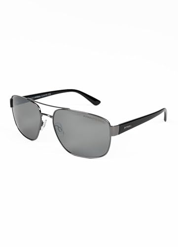 Pitbull Herren Sonnenbrille Polarisierte Sonnenbrillen mit UV-Schutz Sunglasses Rahmen aus Edelstahl Pit Bull West Coast Clanton Sonnenschutzbrillen Alltagsbrillen von Pitbull