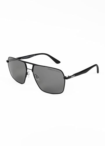 Pitbull Herren Sonnenbrille Polarisierte Sonnenbrillen mit UV-Schutz Sunglasses Rahmen aus Edelstahl Pit Bull West Coast Harvest Sonnenschutzbrillen Alltagsbrillen von Pitbull