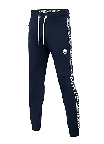 Pitbull Herren Sweatpants Pit Bull West Coast French Terry Byron Dunkelblau L von Pitbull