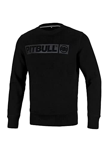 Pitbull Herren Sweatshirt Pit Bull West Coast Baumwolle Hilltop Schwarz 3XL von Pitbull