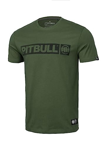 Pitbull Herren T-Shirt Classic Sport Dünnes Tshirt Männer West Coast Ultra Light Hilltop Baumwolle M von Pitbull