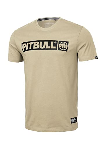 Pitbull Herren T-Shirt Pit Bull West Coast Hilltop Basic Baumwolle Kurzärmlige XL von PITBULL