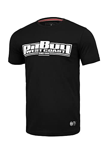 Pitbull Herren T-Shirt Pit Bull West Coast Schlanker Schnitt Classic Boxing Klassisches 3XL von Pitbull