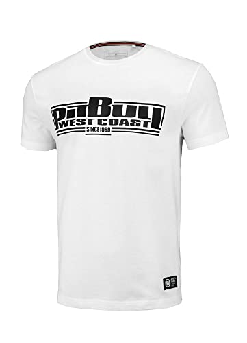 Pitbull Herren T-Shirt Pit Bull West Coast Schlanker Schnitt Classic Boxing Klassisches 3XL von Pitbull