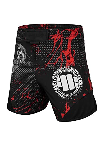 Pitbull Herren Trainingsshorts Trainings Shorts Pit Bull West Coast Blood Dog II 3XL von Pitbull