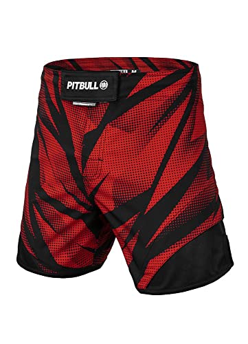 PITBULL - Sporthose Herren Kurz Jet Mesh, Schnelltrocknende Kurze Sporthose Herren, Kurze Trainingshose Herren, Komfortabel Fitnesshose Herren, Laufhose Dot Camo II XL von PITBULL
