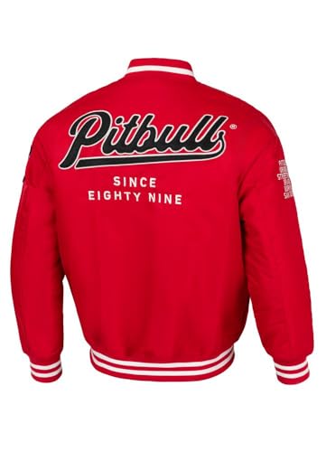 PITBULL Herren Übergangsjacke College-Bomber Männer Bomberjacke im College-Stil Seabridge Sportjacke Sweatjacke Jacke S von PITBULL