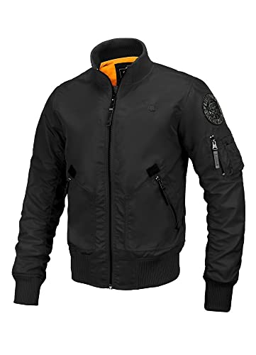 PITBULL - Jacke Herren im Bomber Stil West Coast Centurion, Bequeme Übergangsjacke, Männer Bomber Jacke, Fliegerjacke, klassischer Airline-Bomberschnitt - XL von PITBULL