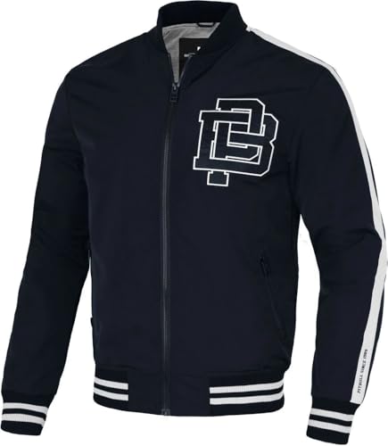 PITBULL Herren Übergangsjacke im Bomberstil Bomberjacke Pit Bull West Coast Harding Bomber Männer Activewear Jacken Frühlingsjacke Sweatjacke L von PITBULL