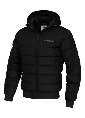 PITBULL - Winterjacke Herren mit Steppung Dillon, Jacke Herren mit Kapuze, Männer Steppjacke, Bequeme Windjacke, Windbreaker mit Reißverschluss, Jacke Winter Steppmuster, XXL PITBULL - Winterjacke Herren mit Steppung Dillon, Jacke Herren mit Kapuze, Männer Steppjacke, Bequeme Windjacke, Windbreaker mit Reißverschluss, Jacke Winter Steppmuster, XXL von PITBULL