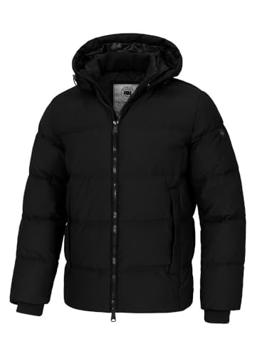 PITBULL Herren Winterjacke Jacke Winter mit Kapuze Männer Steppjacke Duncan Winter Anorak Kuschelige Wärmende Moderne Komfortable L von PITBULL