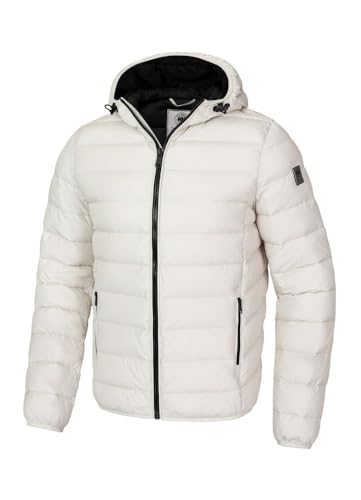 PITBULL - Winterjacke Herren mit Kapuze Seacoast III, Jacke Männer mit Reißverschluss, Bequeme Seitliche Taschen, Steppjacke, Herren Jacken Perfekt für Winter von PITBULL