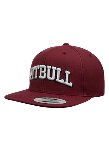 PITBULL Kappe mit Schirm Herren & Damen Pit Bull West Coast Classic Snapback Cap Baseballkappe Mütze mit Visor Sonnenblende von PITBULL