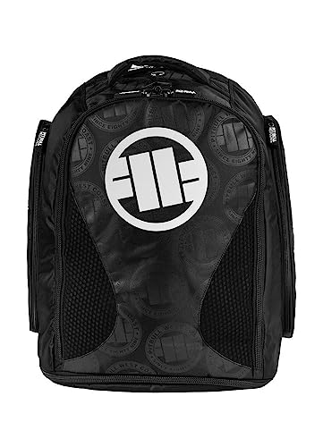 Pitbull Rucksack Backpack für Herren Pit Bull West Coast Mittelmäßig Sportrucksack New Logo Ausklappbar Tasche von Pitbull