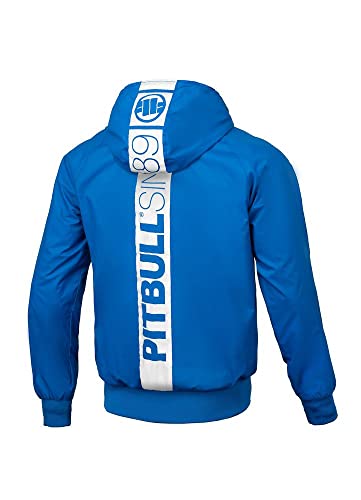 Pitbull West Coast - Jacke Herren mit Kapuze, Winddichte Übergangsjacke, Bequeme Seitliche Taschen mit Reißverschluss, perfekt für Outdoor - Athletic Hilltop - M von Pitbull