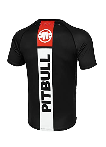 Rashguard Herren Pit Bull West Coast Sport-T-Shirt Training Hilltop Sports II XL von PITBULL