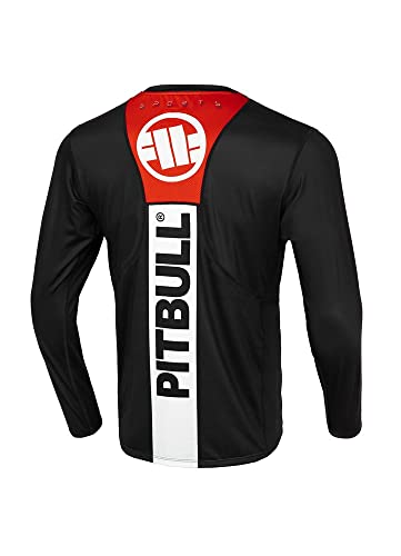 Sport Langarm-Shirt-T-Shirt für Herren Pit Bull West Coast Mesh Performance Pro Plus von Pitbull
