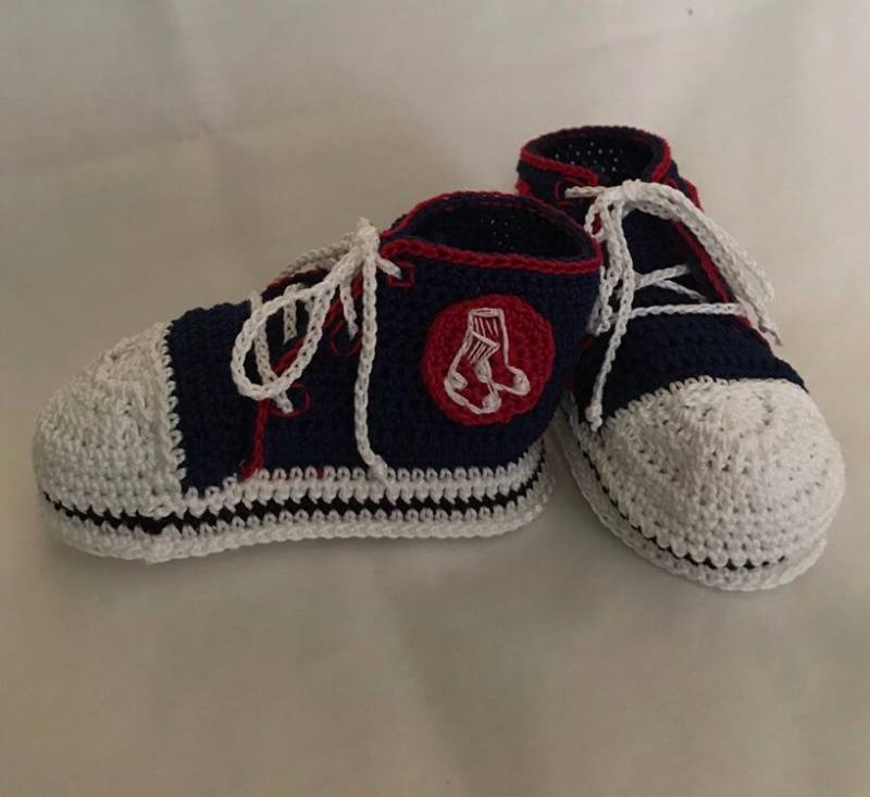 Boston Red Socken von PitterPatterByMary