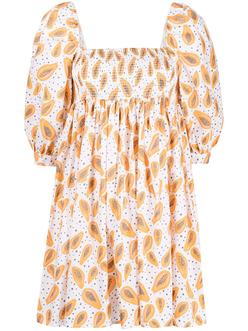Pitusa Babydoll-Kleid mit Print - Orange von Pitusa