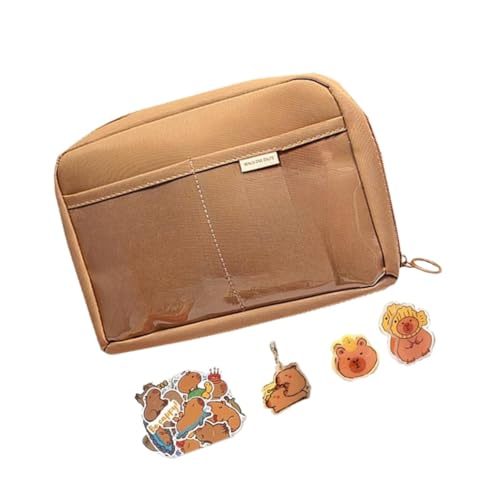 Pitycbo Capybara Schreibwaren Organizer Tasche für Kinder Und Studenten, Style E von Pitycbo
