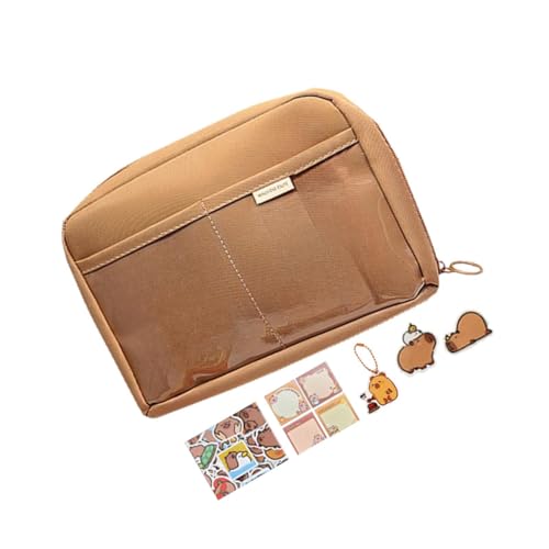Pitycbo Capybara Schreibwaren Organizer Tasche für Kinder Und Studenten, Style G von Pitycbo