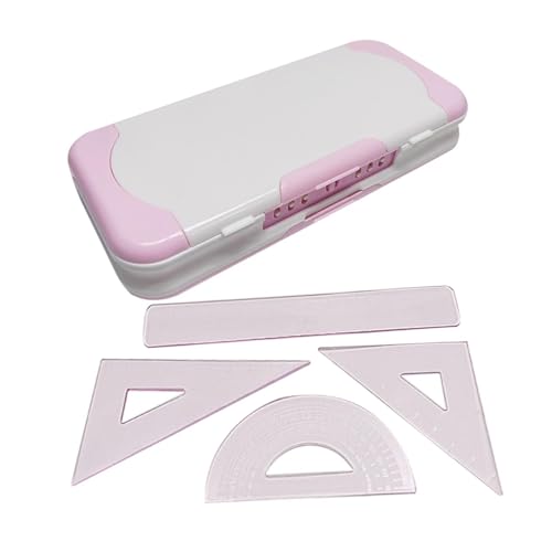 Pitycbo Federmäppchen, Stiftebox, Aufbewahrungsbehälter, Geburtstagsgeschenk mit Linealen, Tragbares Organizer Stifteetui für Zuhause, Handwerk, Büro Pitycbo Federmäppchen, Stiftebox, Aufbewahrungsbehälter, Geburtstagsgeschenk mit Linealen, Tragbares Organizer Stifteetui für Zuhause, Handwerk, Büro von Pitycbo