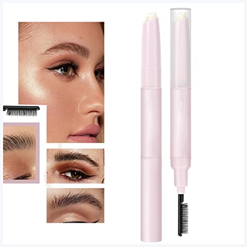 Augenbrauenstift Augenbraue Wachsstift Doppelköpfige Stirn Enhancer Seifen Augenbrauen Shaping Styling Bleistift Wiederverwendbare Kosmetik Augenbrauen Styling Tool Augenbrauenstift Wasserfest von PiurUf