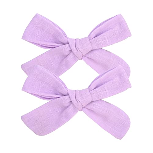 Haarnadel 2 teile/Los Baumwolle 3,9 zoll Bogen mit Clip Girl Boutique Haar Bögen Handgemachte Haarklammern Barrettes Headwear Haarnadel Holz (Size : 25) von PiurUf