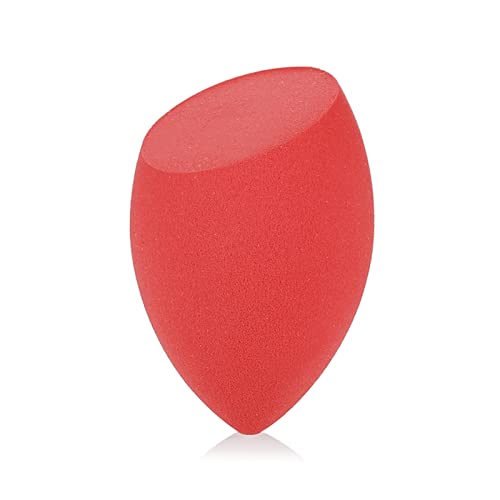 Make Up Schwamm 1 stück kosmetische pulver puder puff glatte frauen make-up foundation schwamm schönheit, um Werkzeuge & Zubehör Waterdrop-Form herzustellen Make-Up Schwamm(Miter-cut Red) von PiurUf