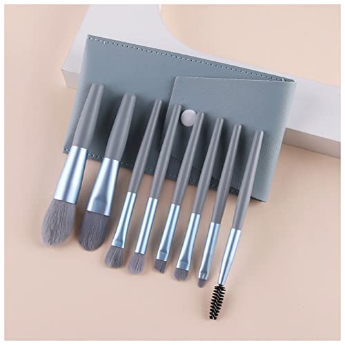 Make Up Schwamm 8 stücke Tragbare Weiche Haar Make-Up Pinsel Werkzeuge Set Lidschatten-Foundation Pulver Wimpernlippe Concealer Ruil Make Up Pinsel Make-Up Schwamm(Style 1) von PiurUf