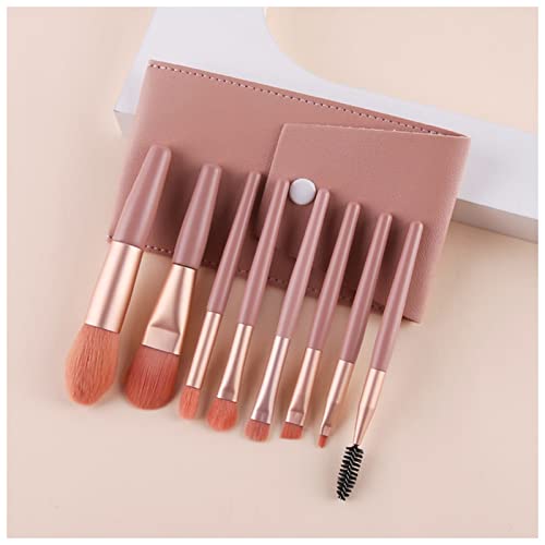 Make Up Schwamm 8 stücke Tragbare Weiche Haar Make-Up Pinsel Werkzeuge Set Lidschatten-Foundation Pulver Wimpernlippe Concealer Ruil Make Up Pinsel Make-Up Schwamm(Style 3) von PiurUf