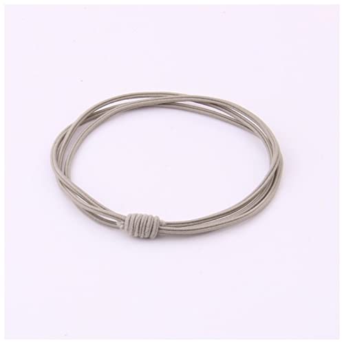 Stirnband Damen Massive Haargummi for Frauen Casual Hohe Elastizität Drei-teilige elastische Haarbänder for Mädchen Weiches Haar Seil Pferdeschwanzkautschukbänder Stirnband Damen Winter (Color : Khak von PiurUf