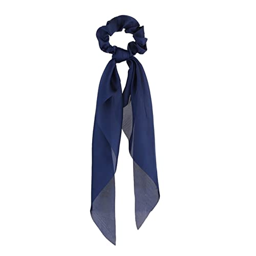 Stirnband Damen Mode Floral Print Scrhocken Solid Langes Haar Ribbon for Frauen Pferdeschwanz Schal Süßes elastisches Haarband Haar-Zubehör Stirnband Damen Winter (Size : CS636012) von PiurUf