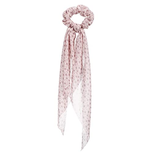 Stirnband Damen Mode Floral Print Scrhocken Solid Langes Haar Ribbon for Frauen Pferdeschwanz Schal Süßes elastisches Haarband Haar-Zubehör Stirnband Damen Winter (Size : CS647402) von PiurUf