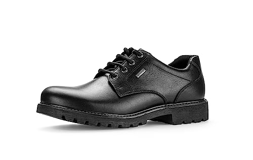 Pius Gabor Herren Bequemschuhe,Schnürschuhe,Gore-TEX,zertifiziertes Leder,Wechselfußbett,Komfortschuhe,Halbschuhe,Winter,Black,48.5 EU / 13 UK von Pius Gabor