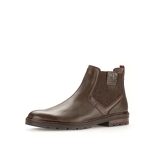 Pius Gabor Herren Boots, Männer Stiefeletten,zertifiziertes Leder,Wechselfußbett,stiefel,bootee,booties,halbstiefel,mocca,45 EU / 10.5 UK von Pius Gabor