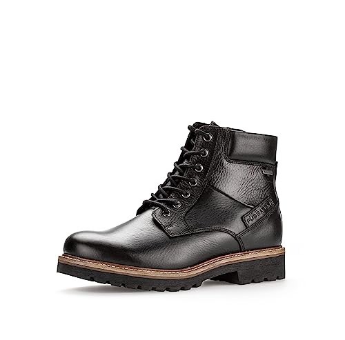 Pius Gabor Herren Boots,Stiefel,Gore-TEX,zertifiziertes Leder,Wechselfußbett,warm gefüttert,halbstiefel,schnürung,black,44 EU / 9.5 UK von Pius Gabor