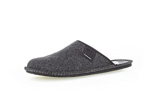 Pius Gabor Herren Klassische Hausschuhe, Männer Pantoffeln,drinnen,Indoor,daheim,zuhause,Filz-Pantoffeln,kuschelig warm,anthrazit,44 EU / 9.5 UK von Pius Gabor