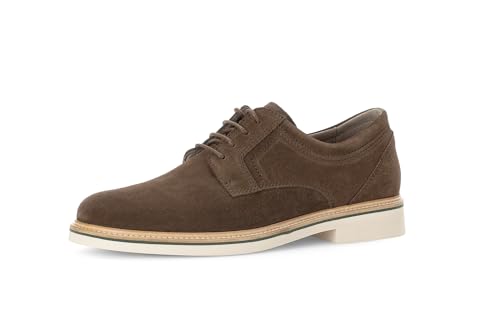 Pius Gabor Herren Sneaker,Schnürschuhe,recyceltes Futter,zertifiziertes Leder,Wechselfußbett,Kork-Zwischensohle,Toffee,42.5 EU / 8.5 UK von Pius Gabor