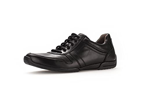 Pius Gabor Herren Sneaker Low, Männer Halbschuhe,Wechselfußbett,Freizeitschuhe,Turnschuhe,Laufschuhe,schnürschuhe,Black,46 EU / 11 UK von Pius Gabor