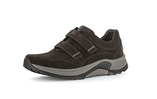 Pius Gabor Herren Sneaker Low,Halbschuhe,Wechselfußbett,zertifiziertes Leder,Klettverschluss,straßenschuhe,Strassenschuhe,Coffee,42.5 EU / 8.5 UK von Pius Gabor