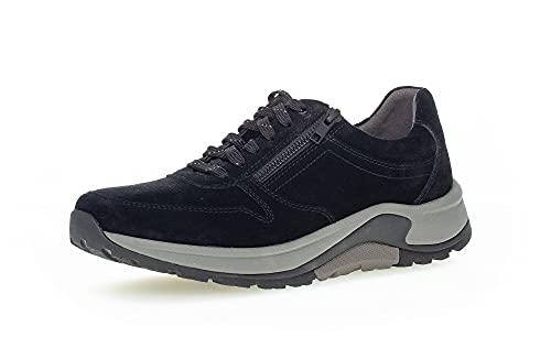 Pius Gabor Herren Sneaker Low, Männer Halbschuhe,Wechselfußbett,Strassenschuhe,Sportschuhe,Freizeitschuhe,Turnschuhe,Black,41 EU / 7.5 UK von Pius Gabor