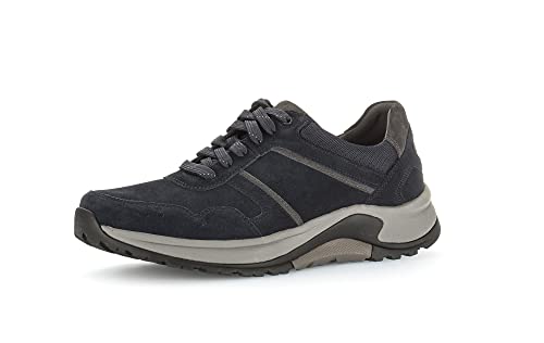 Pius Gabor Herren Sneaker Low, Männer Halbschuhe,Wechselfußbett,schnürschuhe,schnürer,straßenschuhe,Sportschuhe,Marine/Iron,44 EU / 9.5 UK von Pius Gabor