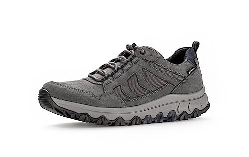 Pius Gabor Herren Sneaker Low,Halbschuhe,Gore-TEX,Wechselfußbett,zertifiziertes Leder,Strassenschuhe,Sportschuhe,Turnschuhe,Iron,44 EU / 9.5 UK von Pius Gabor