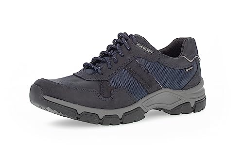 Pius Gabor Herren Sneaker Low,Halbschuhe,wasserdicht,Gore-TEX,Wechselfußbett,zertifiziertes Leder,Sportschuhe,Turnschuhe,Midnight,47 EU / 12 UK von Pius Gabor