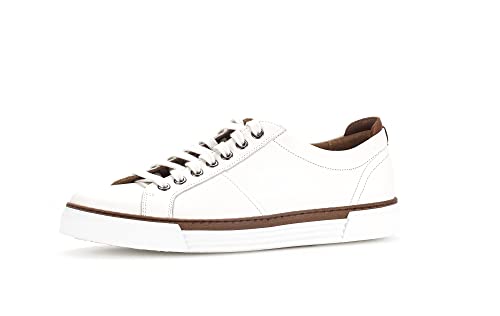 Pius Gabor Herren Sneaker Low,Halbschuhe,Lederfutter,zertifiziertes Leder,Wechselfußbett,Freizeitschuhe,Turnschuhe,White,41 EU / 7.5 UK von Pius Gabor