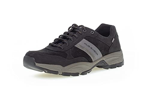 Pius Gabor Herren Sneaker Low,Halbschuhe,Wechselfußbett,zertifiziertes Leder,Freizeitschuhe,Turnschuhe,Laufschuhe,Black/Graphite,42 EU / 8 UK von Pius Gabor