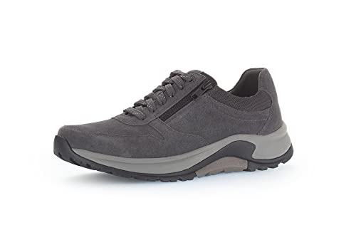 Pius Gabor Herren Sneaker Low,Halbschuhe,Wechselfußbett,zertifiziertes Leder,Freizeitschuhe,Turnschuhe,Laufschuhe,schnürer,Iron,40.5 EU / 7 UK von Pius Gabor